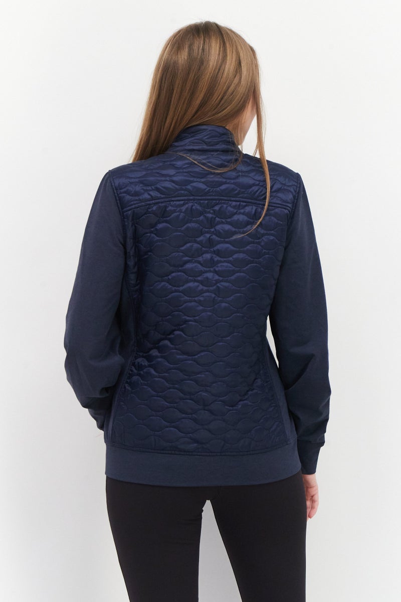 PUMA Women Sportswear Fit Cloudspun Outdoor Jacket, Navy - Image 2